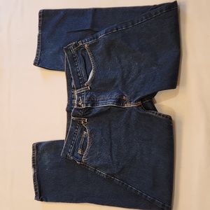 Faded glory 33x30 dark denim jeans